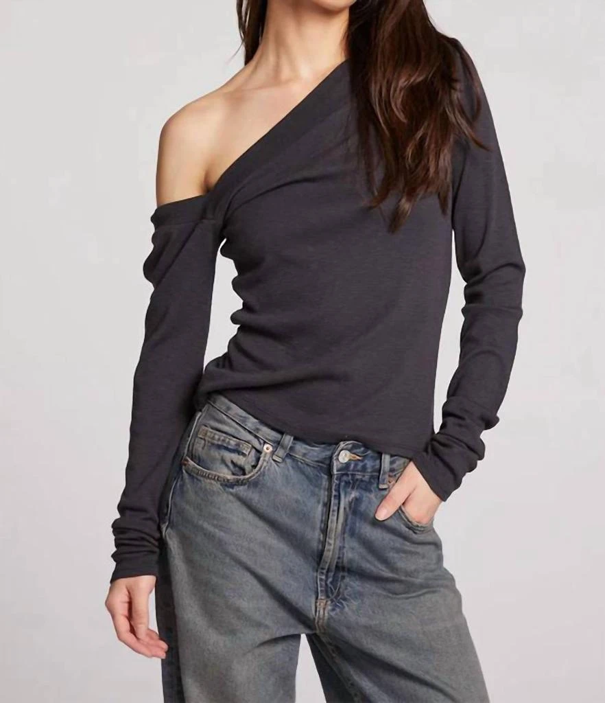 Chaser Nicola Long Sleeve In Licorice 1