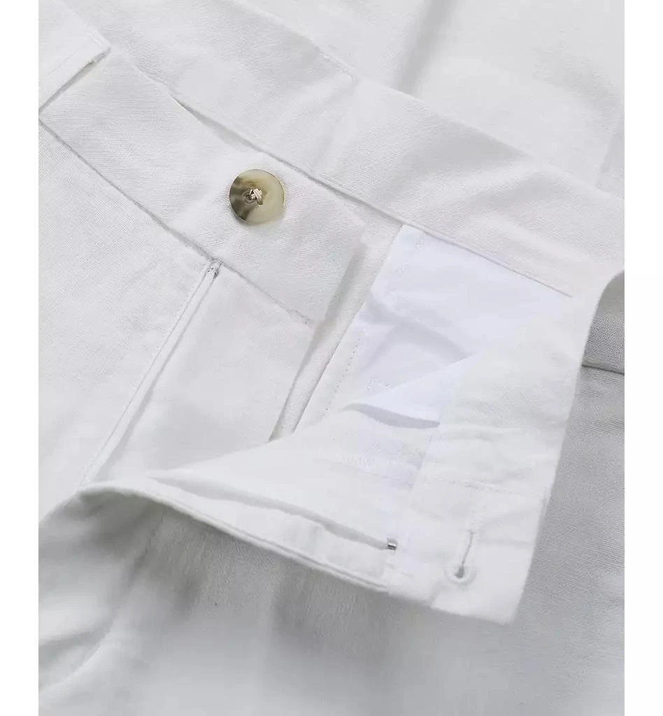 Kenneth Cole Men's Slim-Fit Linen Pants 8