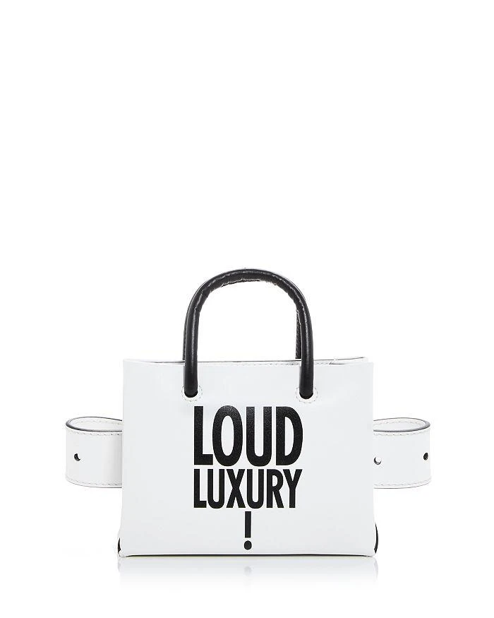 Moschino Moschino Loud Luxury Convertible Leather Belt Bag 1