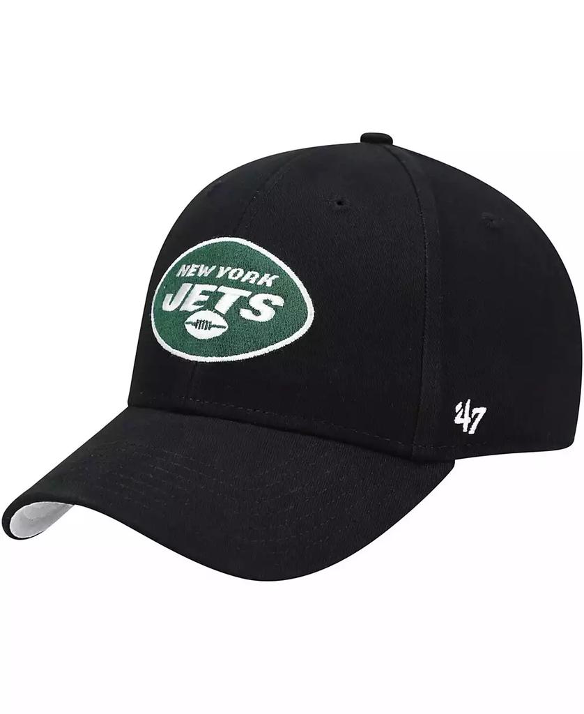 47 Brand Little Boys and Girls Black New York Jets Basic Team MVP Adjustable Hat