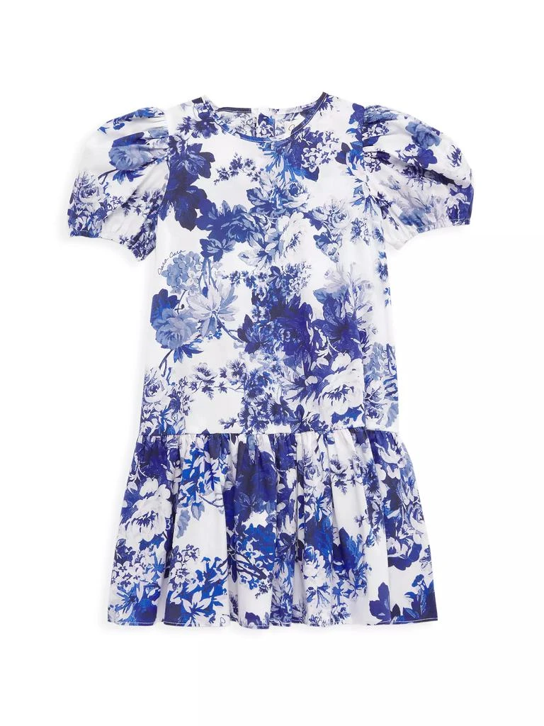 Cara Cara Little Girl's &amp; Girl's Florie Puff Sleeve Dress 1