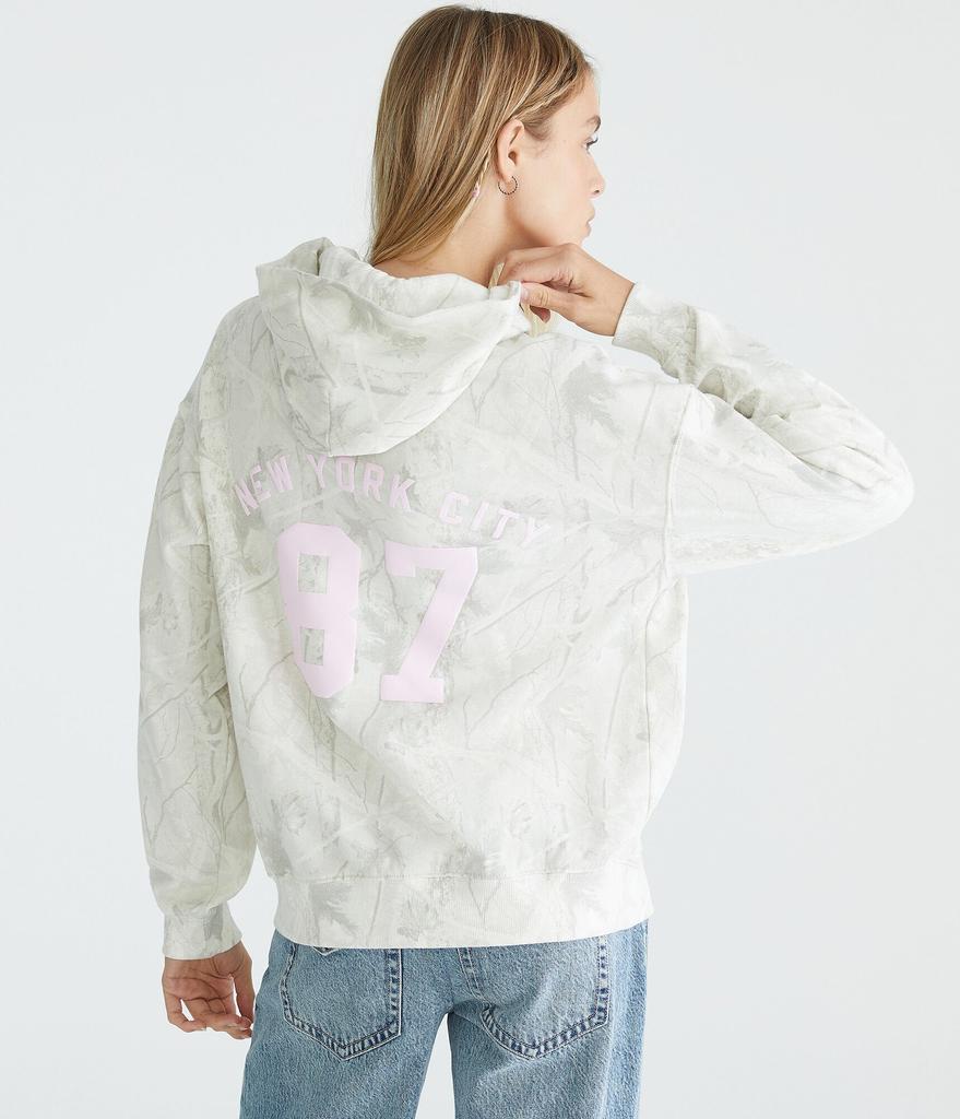 Aeropostale New York 87 Forest Camo Pullover Hoodie