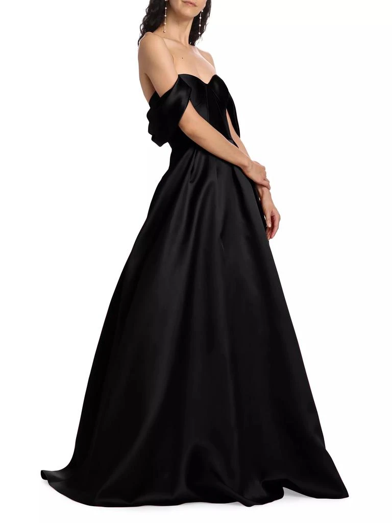 Vera Wang Bride Bridesmaids Viktor Off-The-Shoulder Gown 2