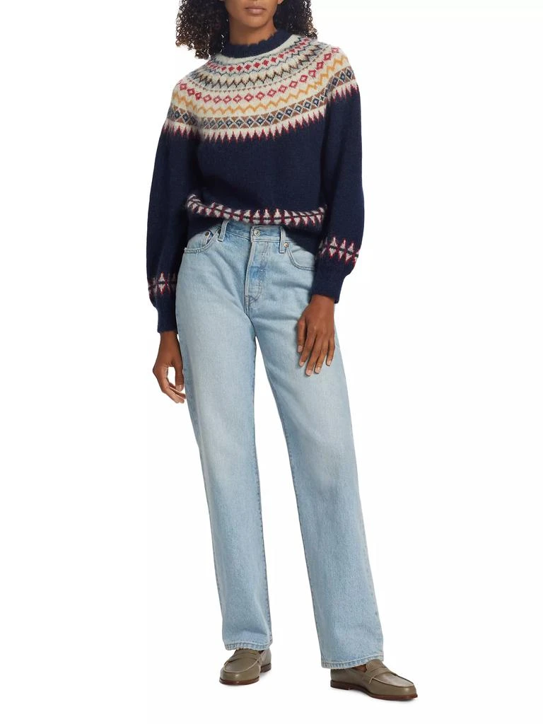 DÔEN Harvest Fair Isle-Inspired Mohair-Blend Sweater 2
