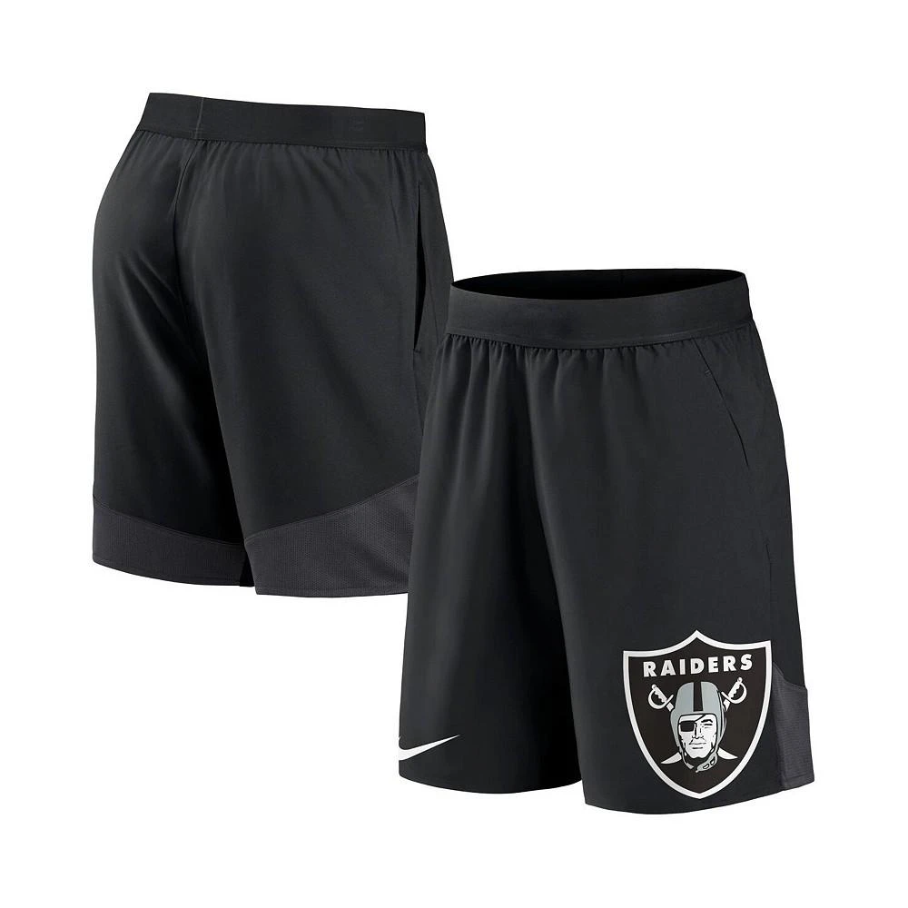 Nike Men's Black Las Vegas Raiders Stretch Performance Shorts 1