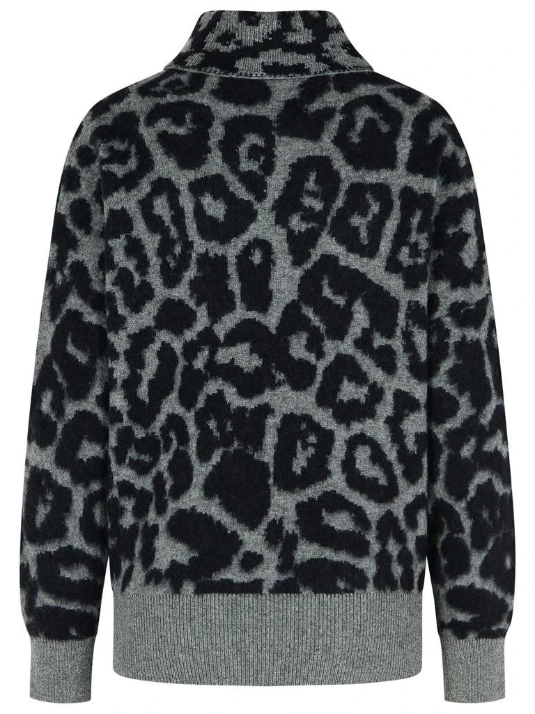 Stella McCartney Stella McCartney Leopard Jacquard Turtleneck Jumper 2