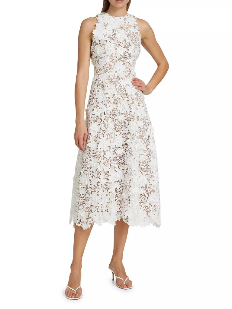 As It May Findlay Floral Lace Sleeveless Midi-Dress 3