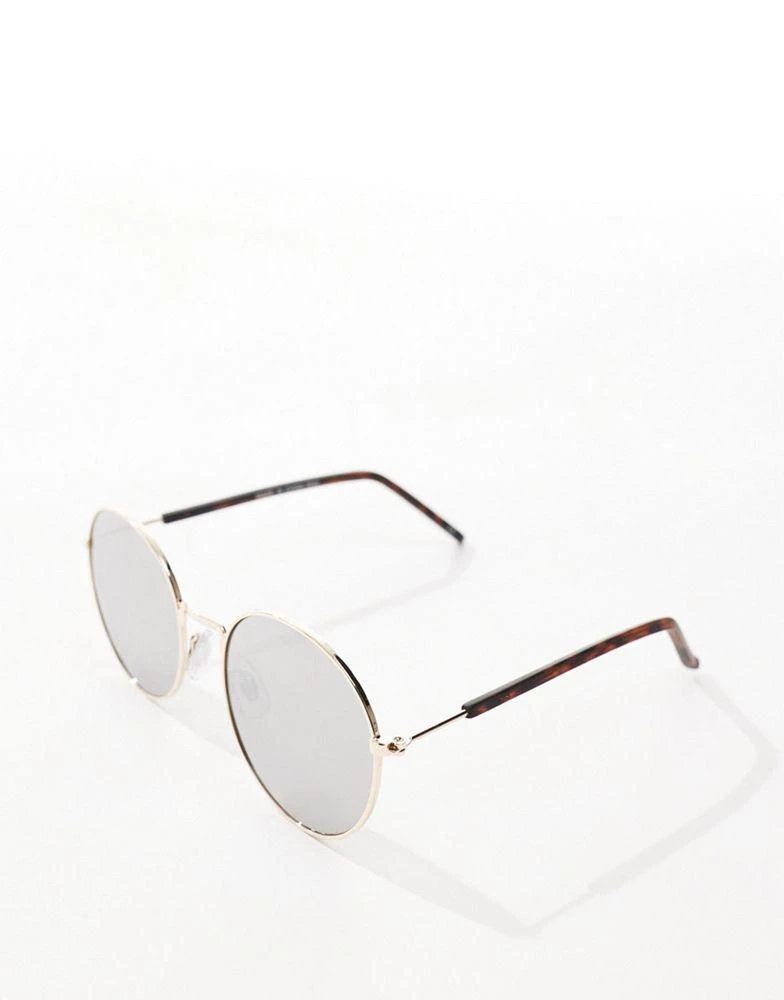 Vans Vans leveler circle sunglasses in gold 2