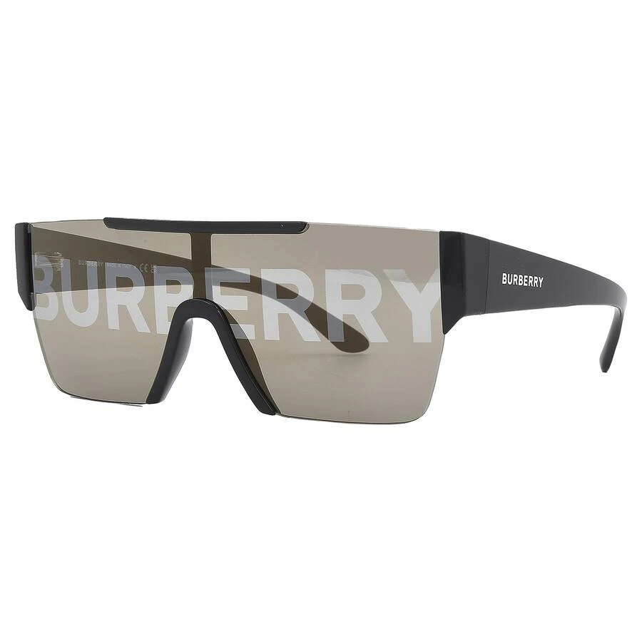 Burberry Gold with silver Burberry Shield Men
s Sunglasses BE4291 3001G 38 3