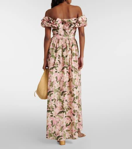 Agua by Agua Bendita Espliego floral cotton maxi dress 3
