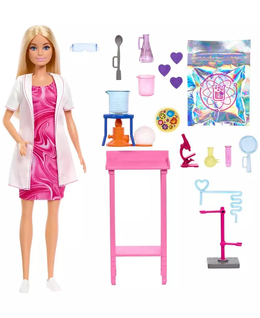 Barbie Scientist Doll and Accessories with Blonde Fashion Doll, Lab Table, & Color-Change Accessories 3