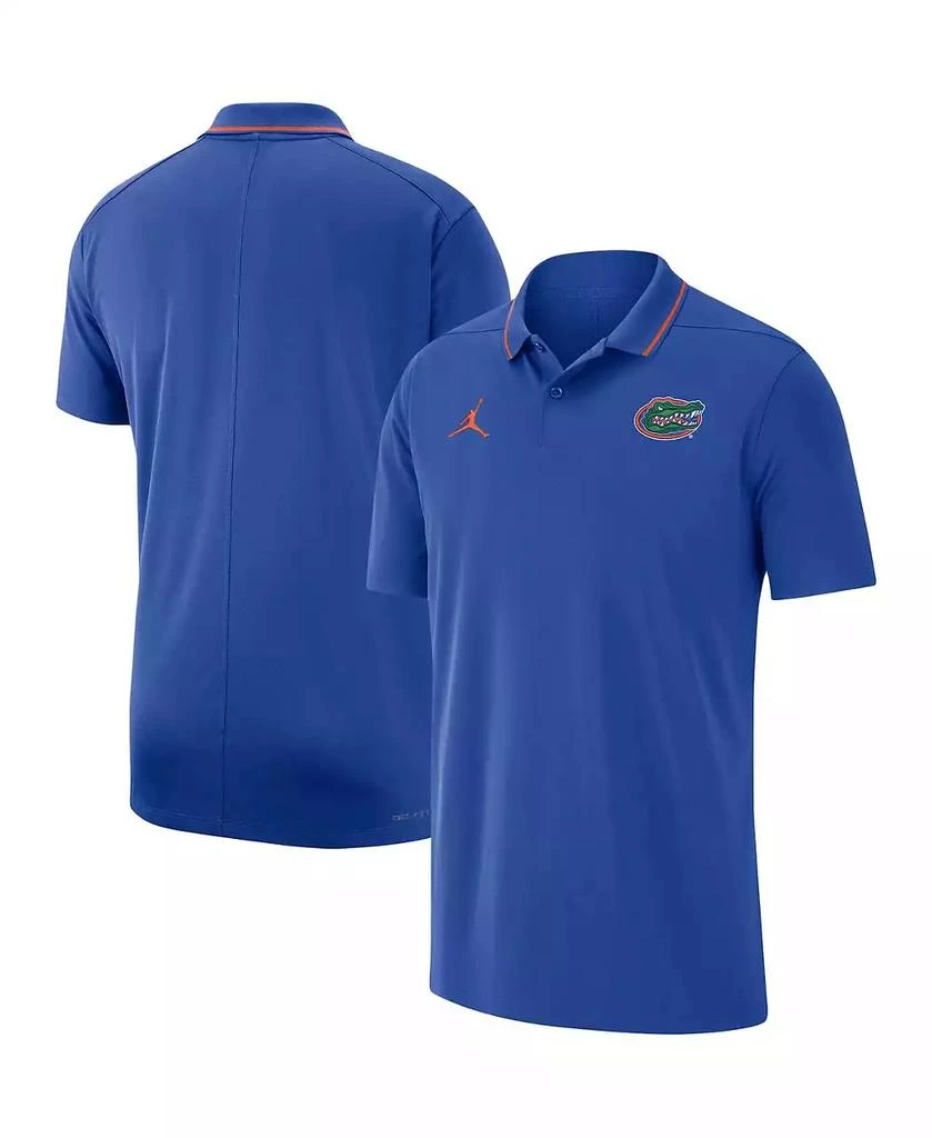 Jordan Men's Royal Florida Gators Coaches Performance Polo Shirt 1