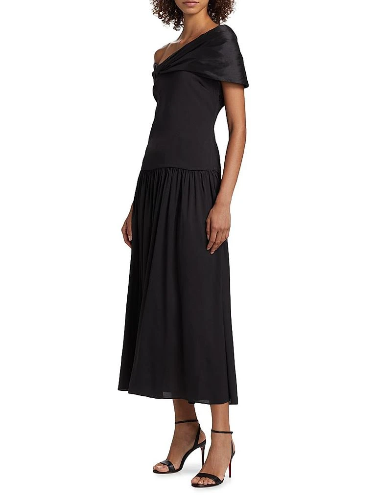 Azeeza Veda Off-The-Shoulder Midi-Dress 4