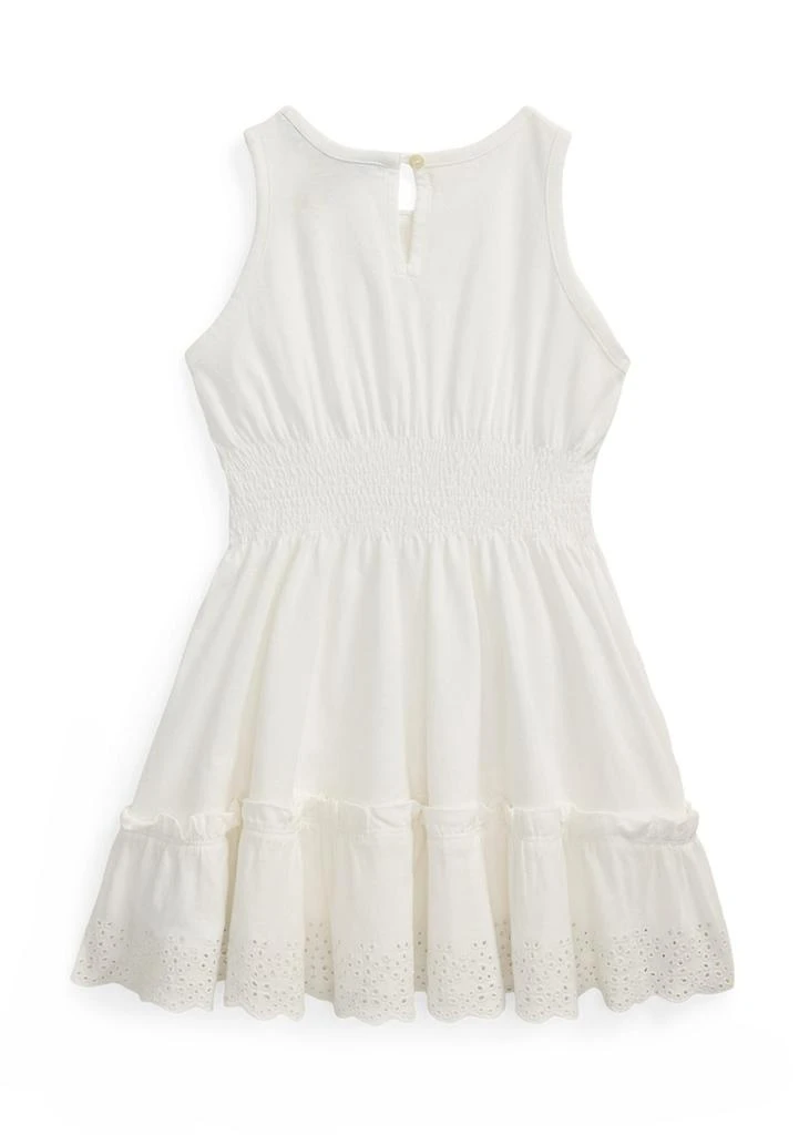 Ralph Lauren Girls 2-6x Eyelet-Embroidered Cotton Jersey Dress 2