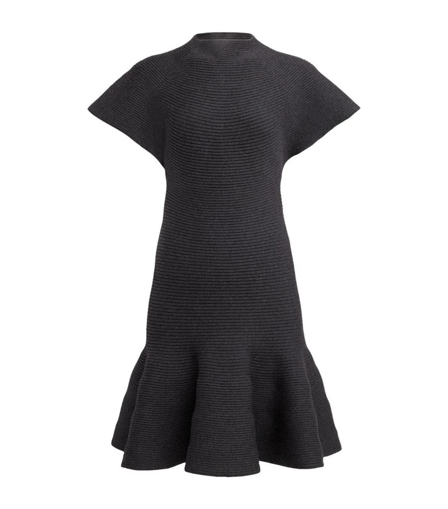 Alaïa Wool-Blend Mini Dress 1