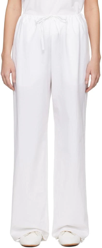 The Row Off-White Jugi Trousers 1