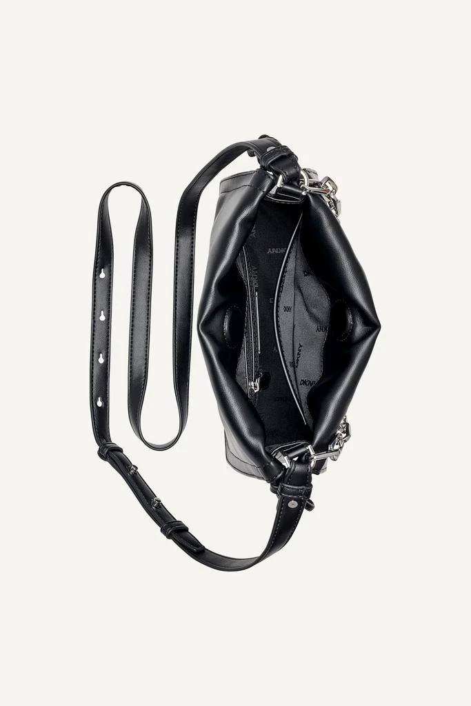 DKNY HALLE LOGO DRAWSTRING CROSSBODY BAG 3
