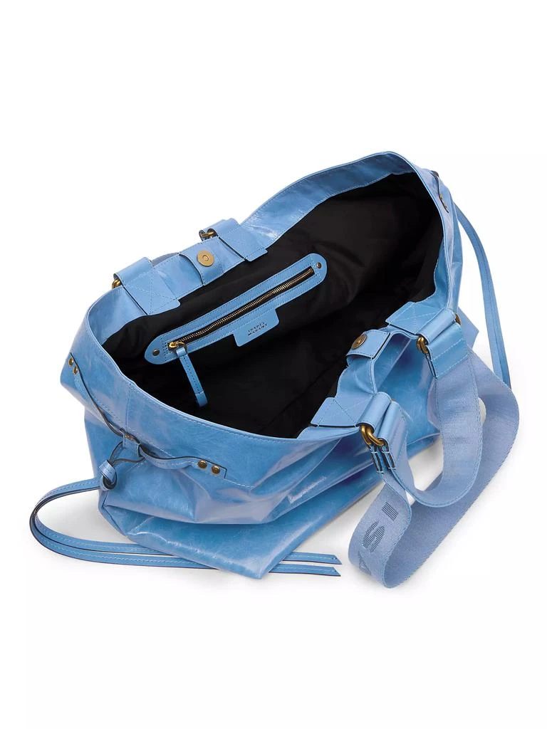 Isabel Marant Wardy Patent Leather Tote Bag 3