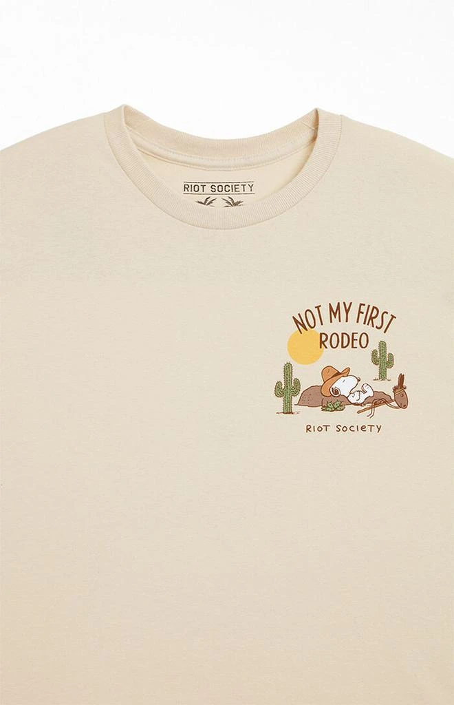 Riot Society Peanuts Not My First Rodeo T-Shirt 3