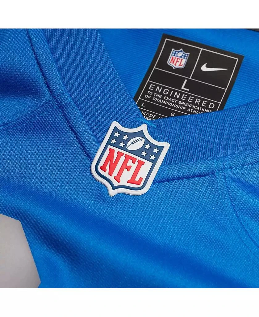 NIKE Men's David Montgomery Blue Detroit Lions Alternate Game Jersey 5