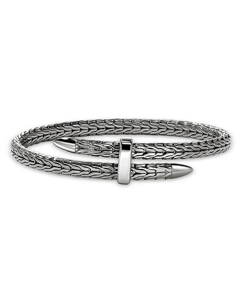 JOHN HARDY Black Rhodium Plated Sterling Silver Spear Flex Bracelet 1