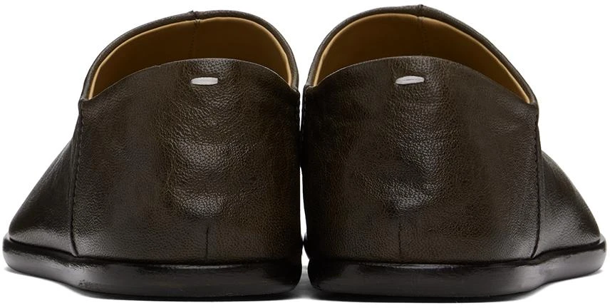 MAISON MARGIELA Brown Tabi Babouches Slip-on Loafers 2