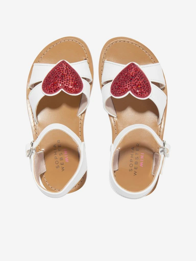 Sophia Webster Sophia Webster Girls Amora Sandals in White 4