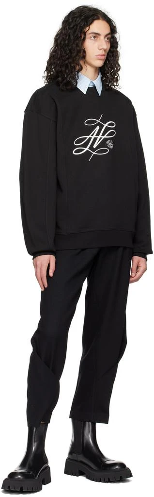 ADER error Black Dancy Sweatshirt 4