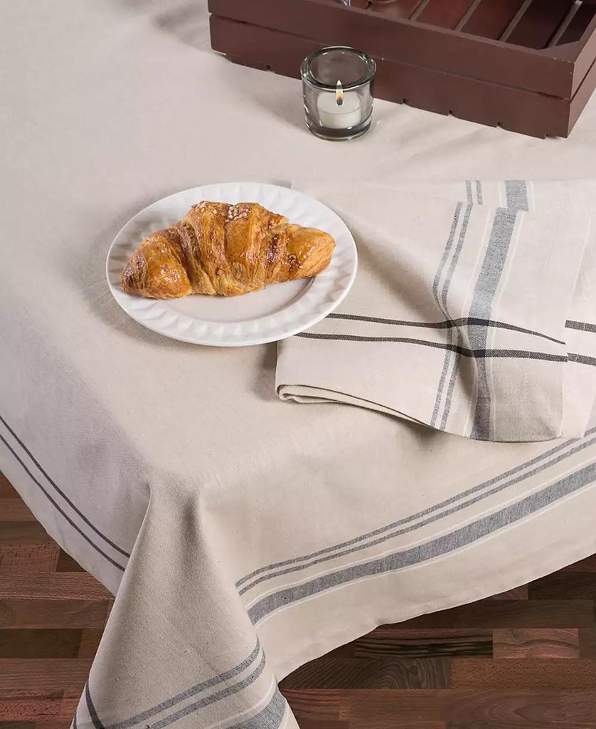 Design Imports French Stripe Tablecloth 60" x 120"