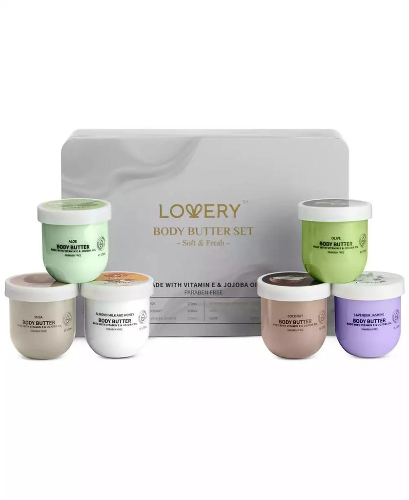 Lovery Whipped Body Butter Gift Set, 6 Piece 1