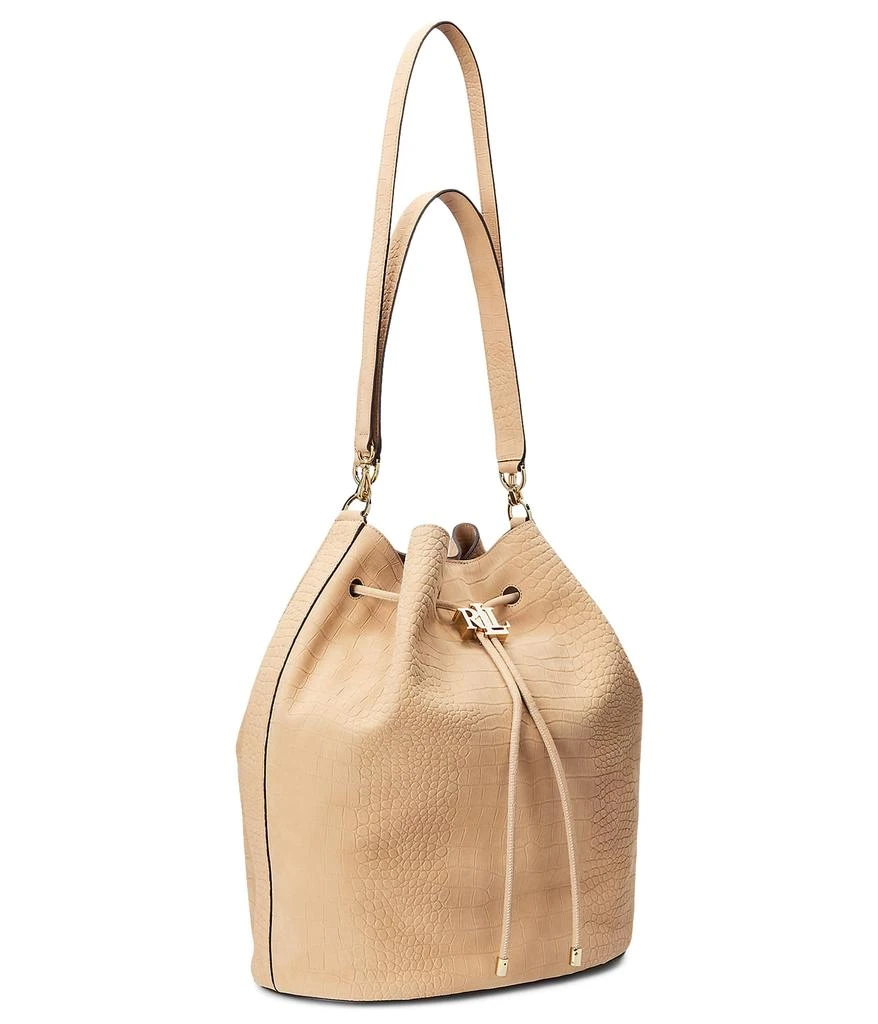 Lauren Ralph Lauren Nubuck Large Andie Drawstring Bag 4