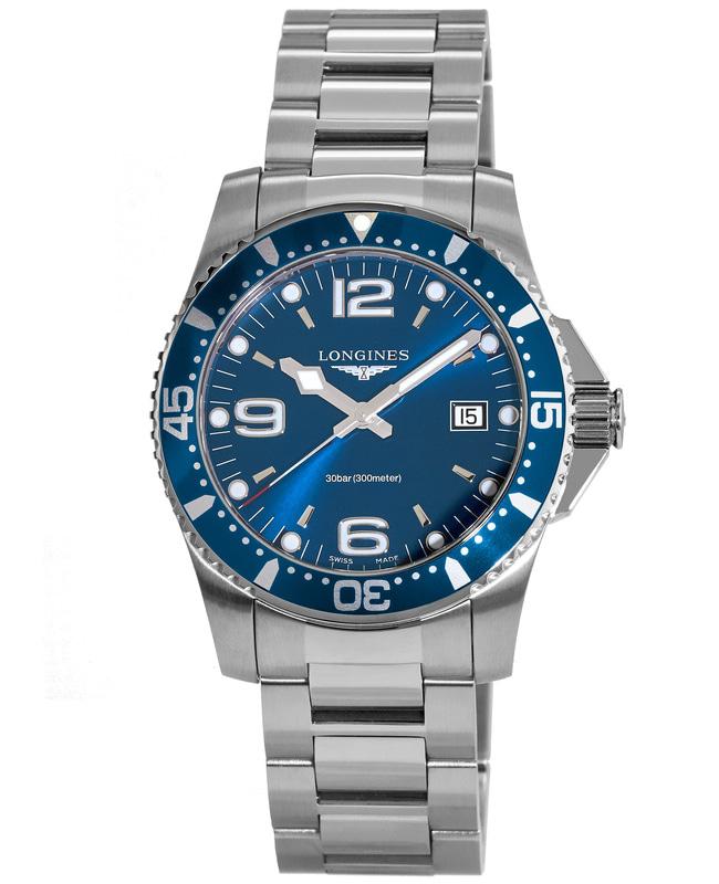 Longines Longines HydroConquest Quartz Blue Dial Stainless Steel Men's Watch L3.740.4.96.6