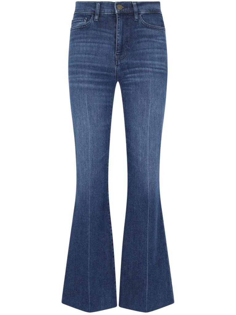 FRAME Frame Le Easy Flare Raw Fray Jeans 1