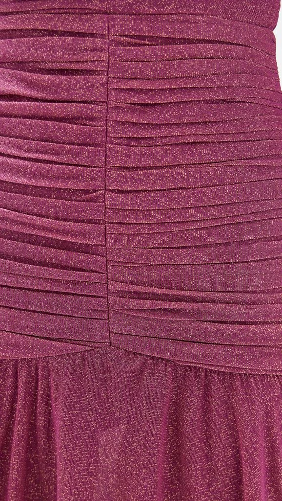 PatBO Metallic Plunge Dress 5