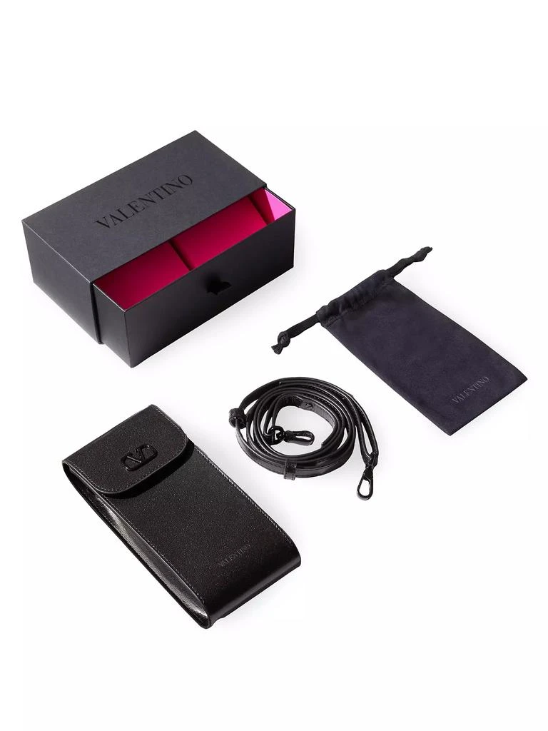 Valentino XVI 64MM Aviator Sunglasses 4