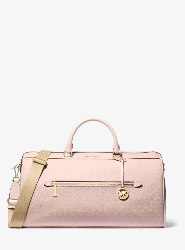 Michael Kors Jet Set Travel Extra-Large Signature Logo Duffel Bag 1