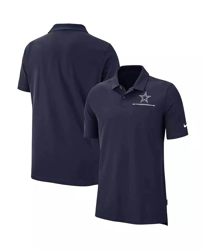NIKE Men's Navy Dallas Cowboys Sideline Elite Performance Polo 1