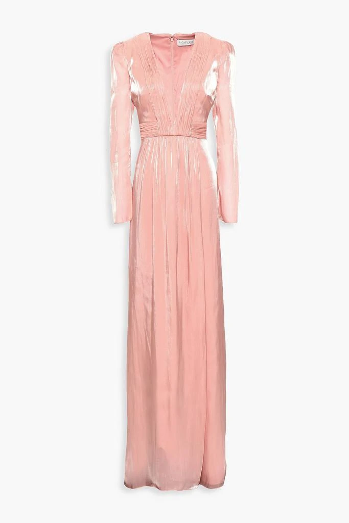Rachel Zoe Gathered moire gown 1
