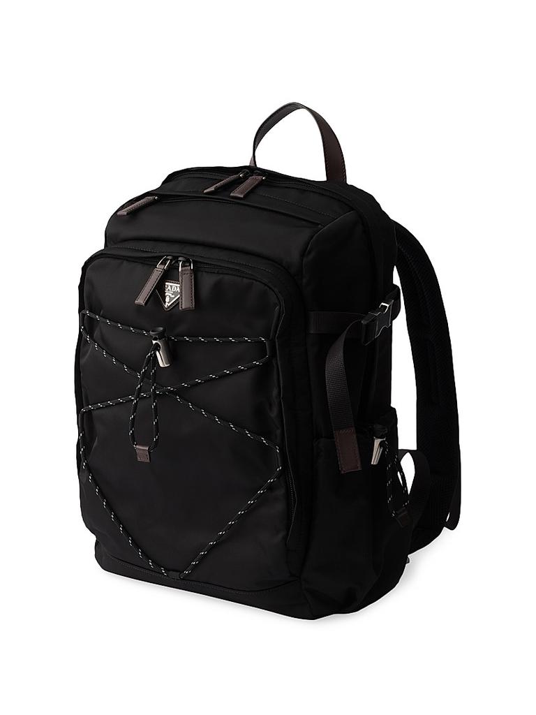 Prada Re-Nylon and Leather Backpack