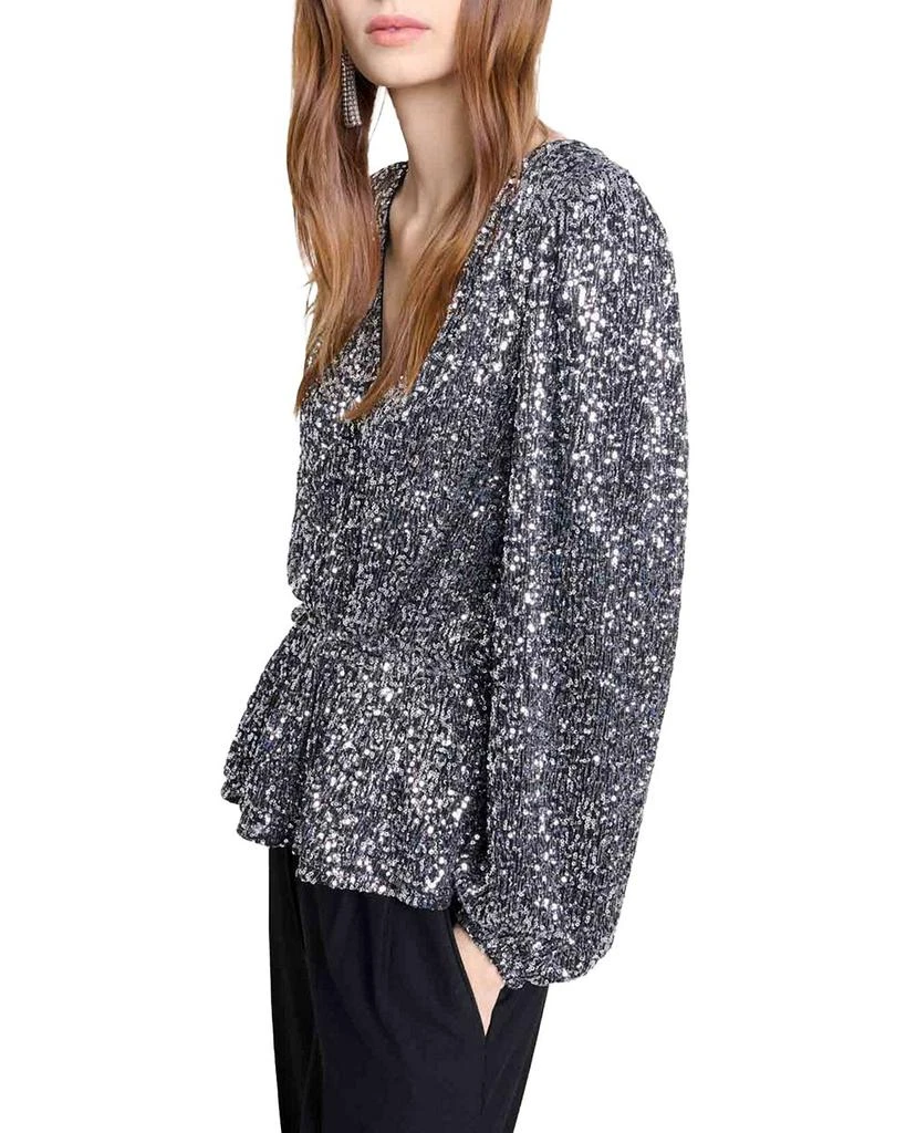 Maje Lanaly Sequined Top 4