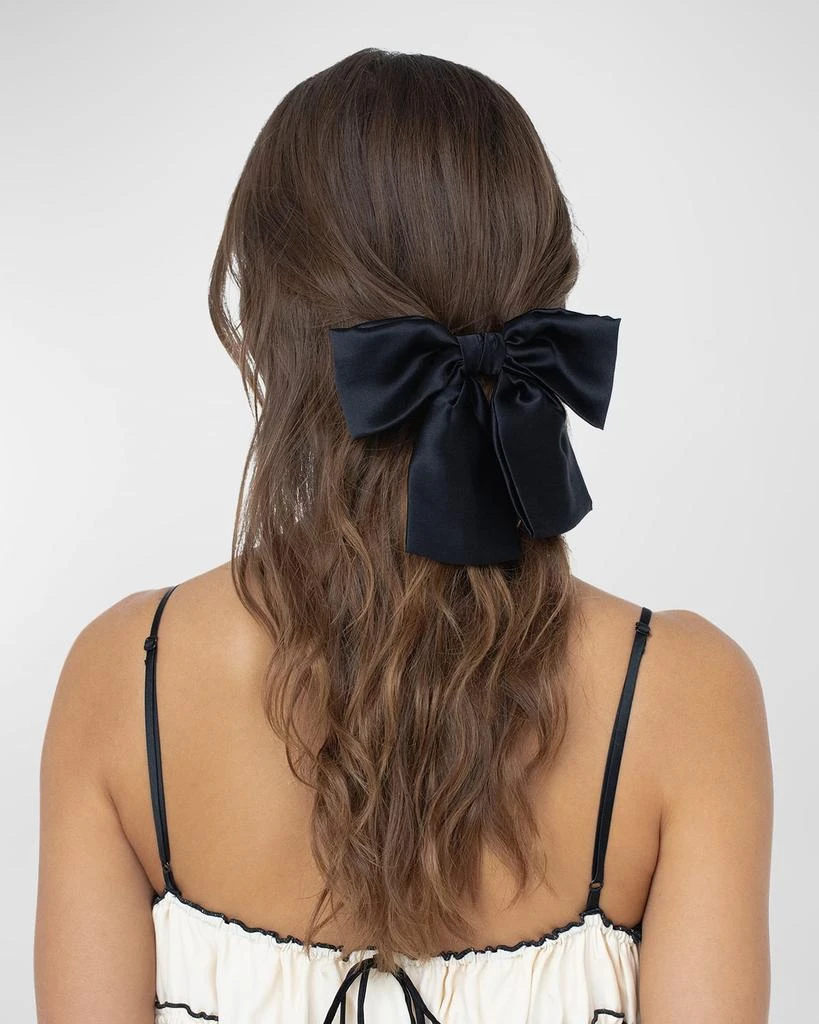 Jennifer Behr Tilly Satin Bow Barrette 2