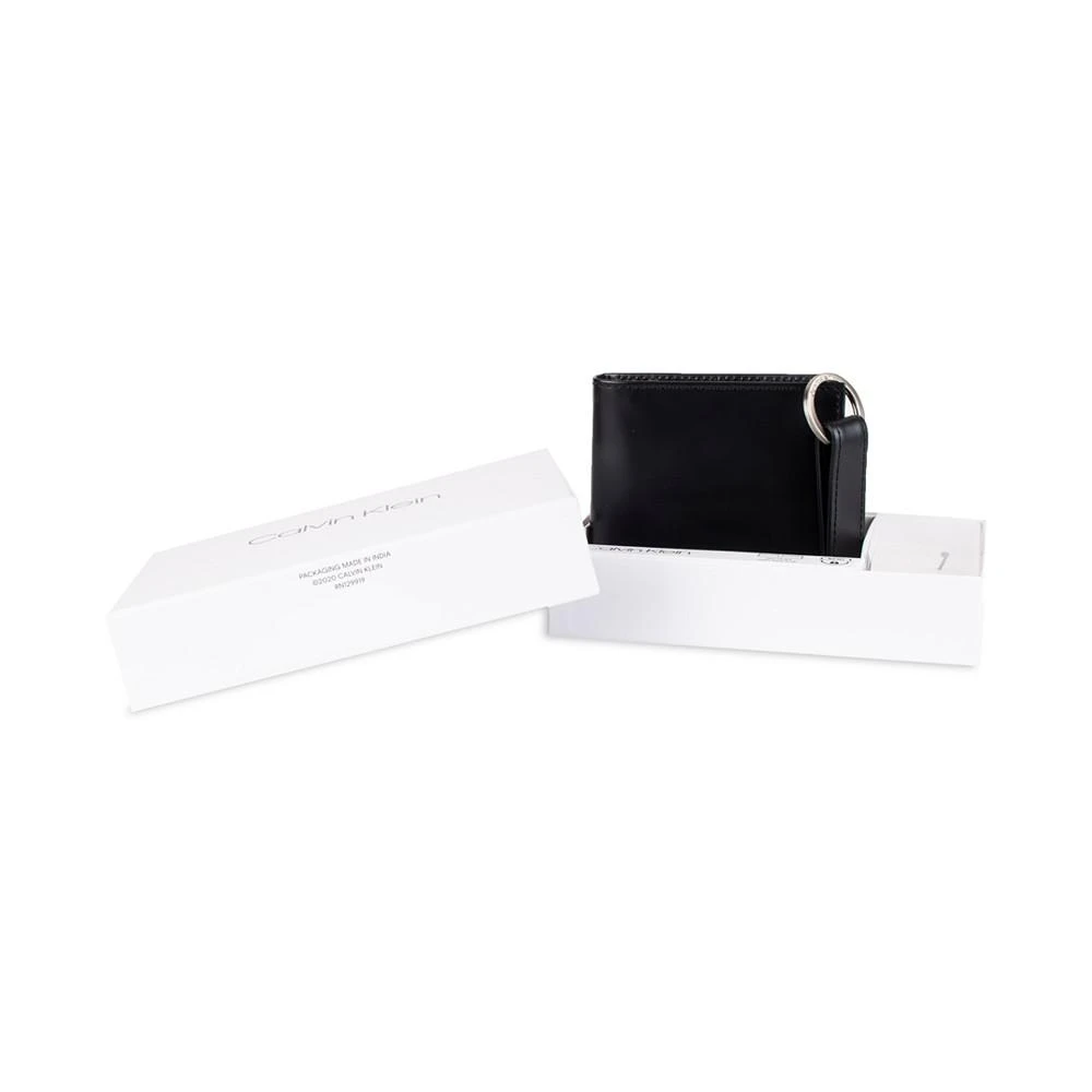Calvin Klein Men's RFID Passcase Wallet & Key Fob Set 4