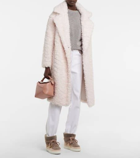 INUIKII Sneaker Classic shearling and leather ankle boots 2