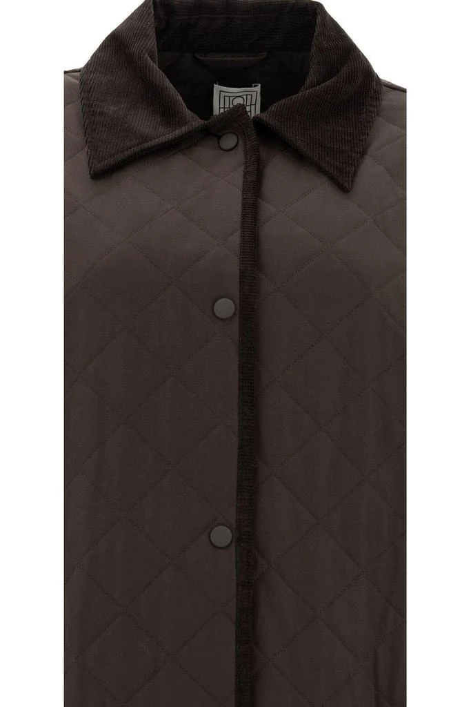 Totême Diamond-quilted Buttoned Jacket 3