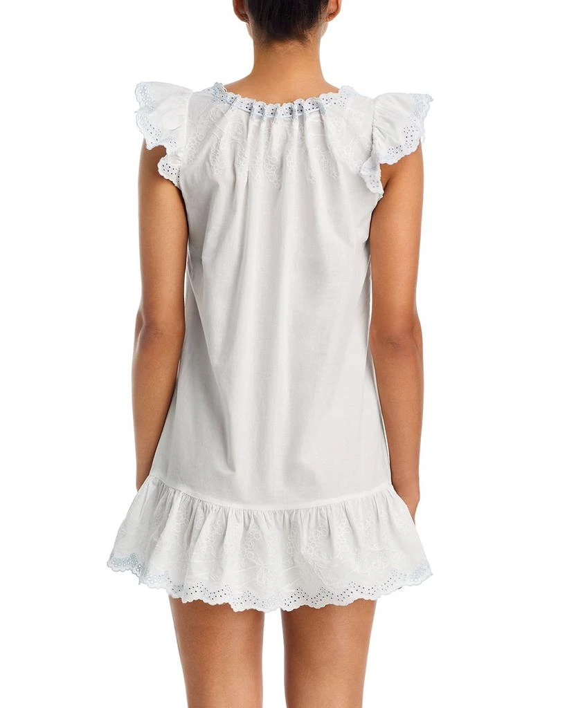 AQUA AQUA Voile Flutter Sleeved Mini Nightgown - Exclusive 4