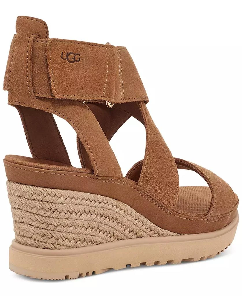 UGG® Women's Ileana Ankle-Strap Espadrille Platform Wedge Sandals 3