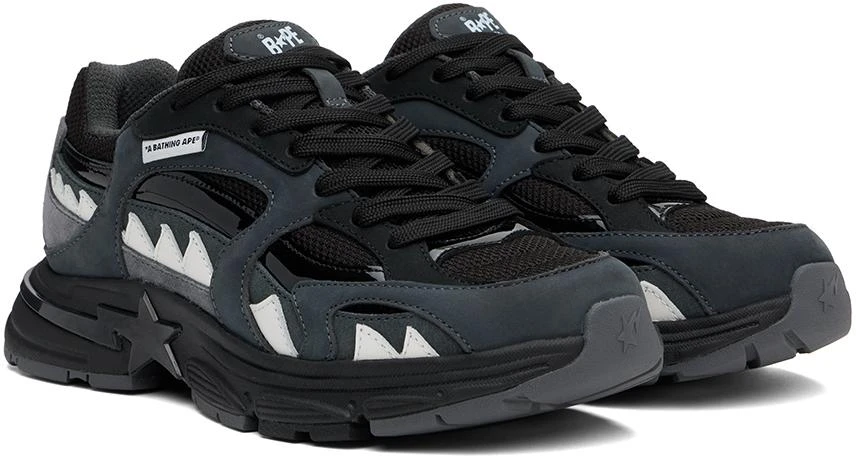 Bape Black Sports Runner M2 Sneakers 4