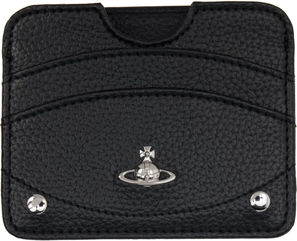 Vivienne Westwood Black Half Moon Card Holder