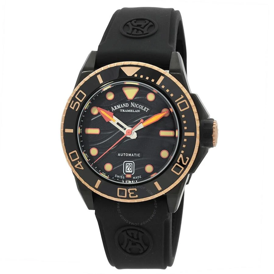 Armand Nicolet JSH Automatic Black Dial Men's Watch A481PQS-NO-GG2710N 1