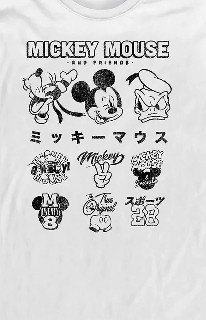 FIFTH SUN Mickey Mouse Icons Long Sleeve T-Shirt 2